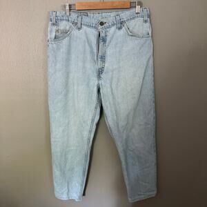 LEVI'S Orange Tab 550 Relaxed Fit Tapered Leg Size 36x28 casual light wash